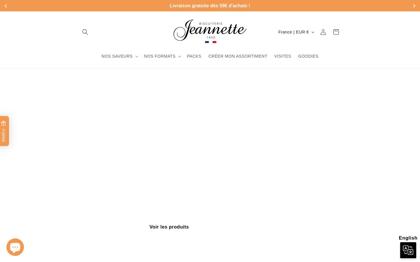 Jeannette 1850 homepage screenshot