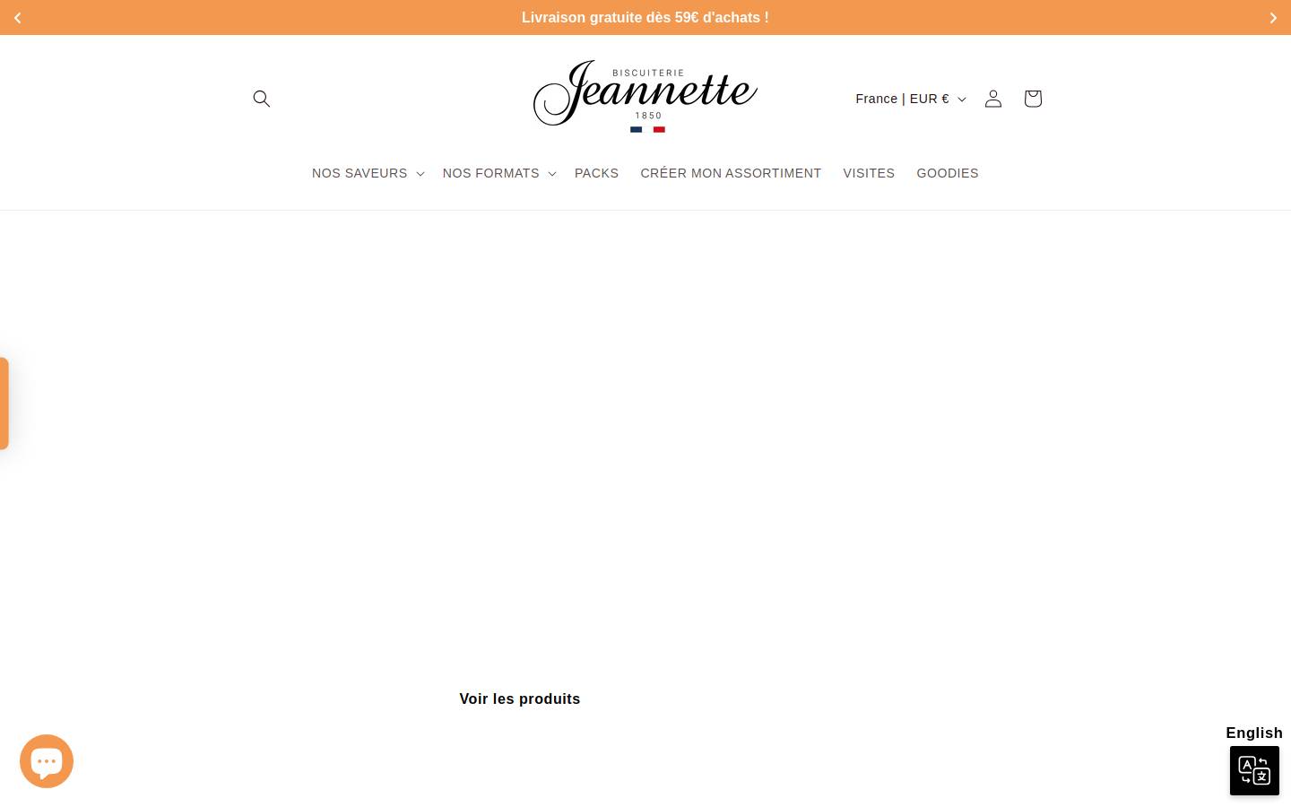 Jeannette 1850 homepage screenshot