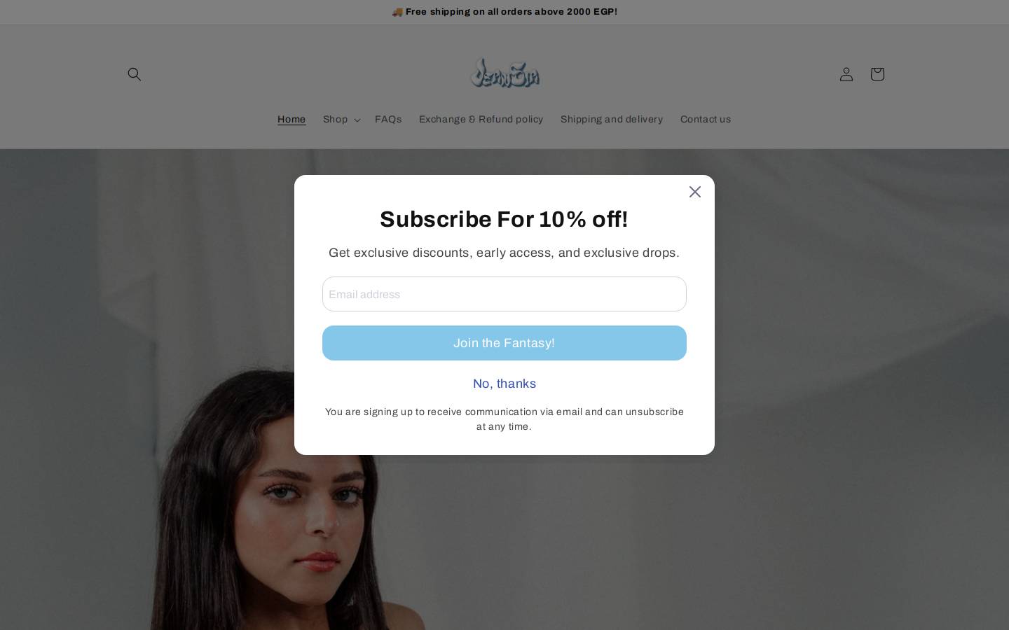 jeansia.com homepage screenshot