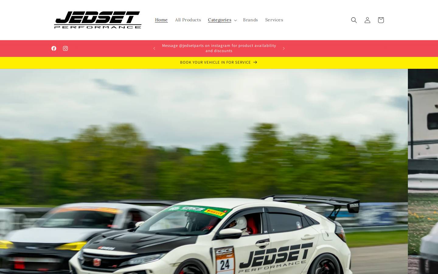 jedsetperformance.com homepage screenshot