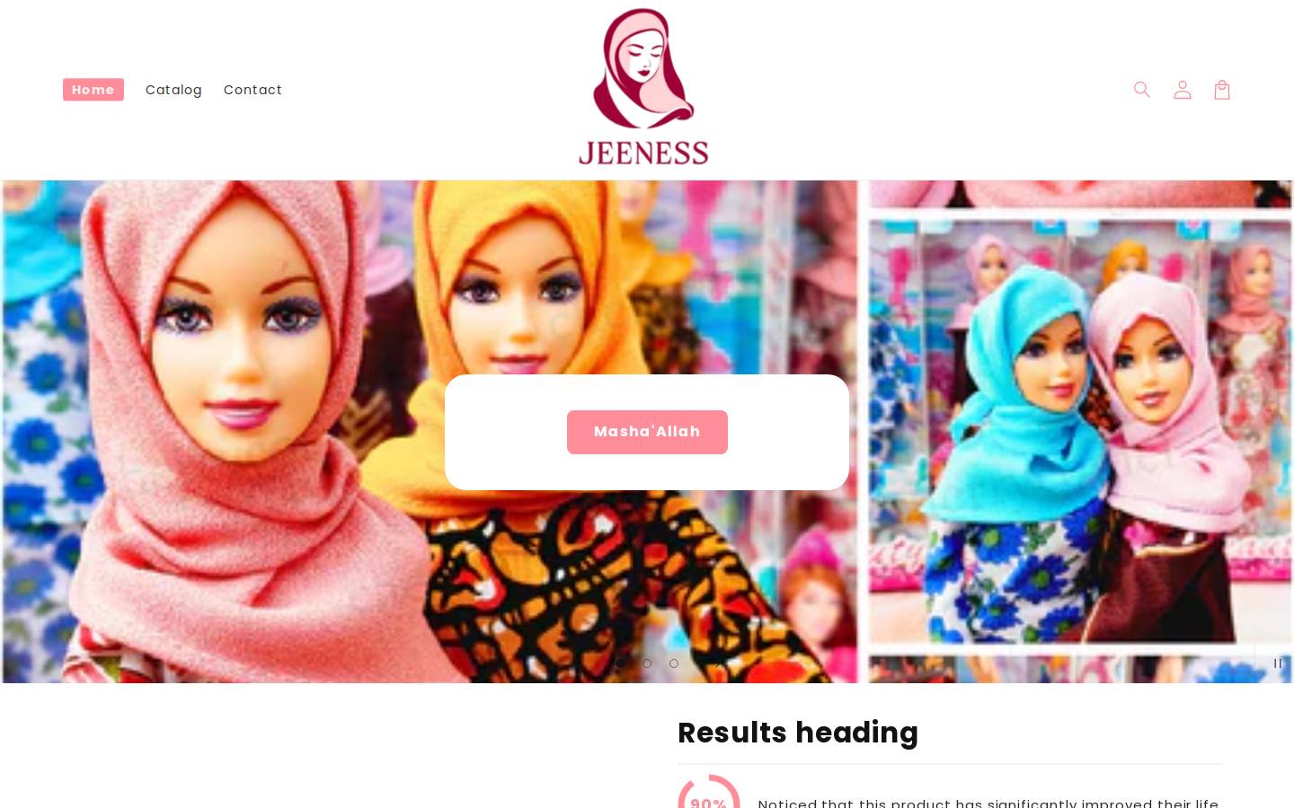 jeeness.com homepage screenshot