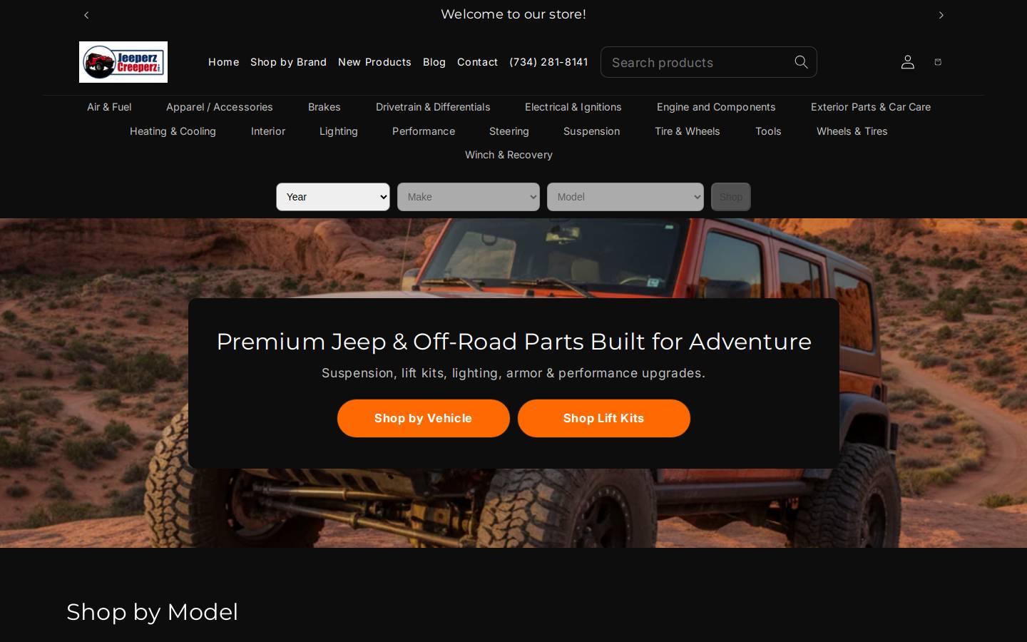 jeeperz-creeperz.com homepage screenshot