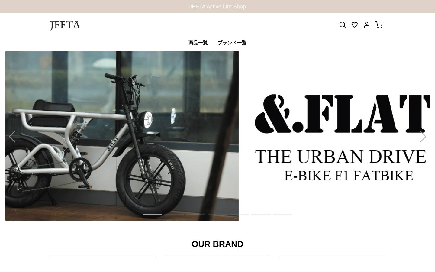 jeeta.co.jp homepage screenshot