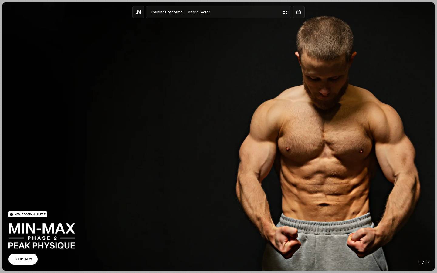 jeffnippard.com homepage screenshot