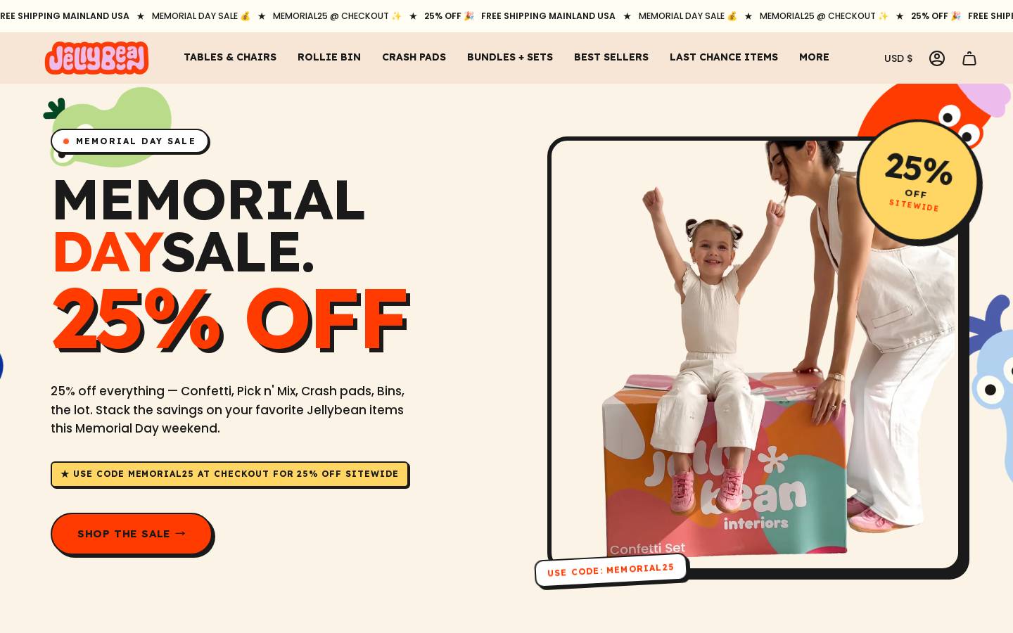 jellybeancollective.com homepage screenshot