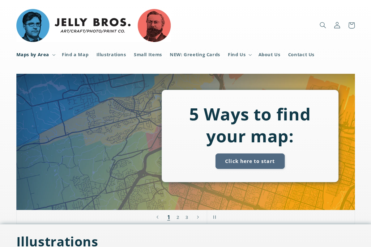 Jelly Brothers homepage screenshot