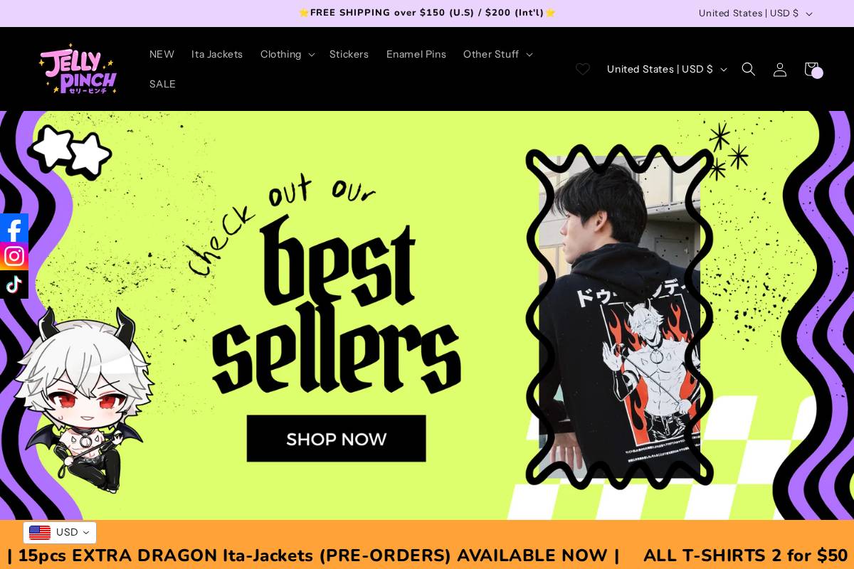 jellypinch.com homepage screenshot