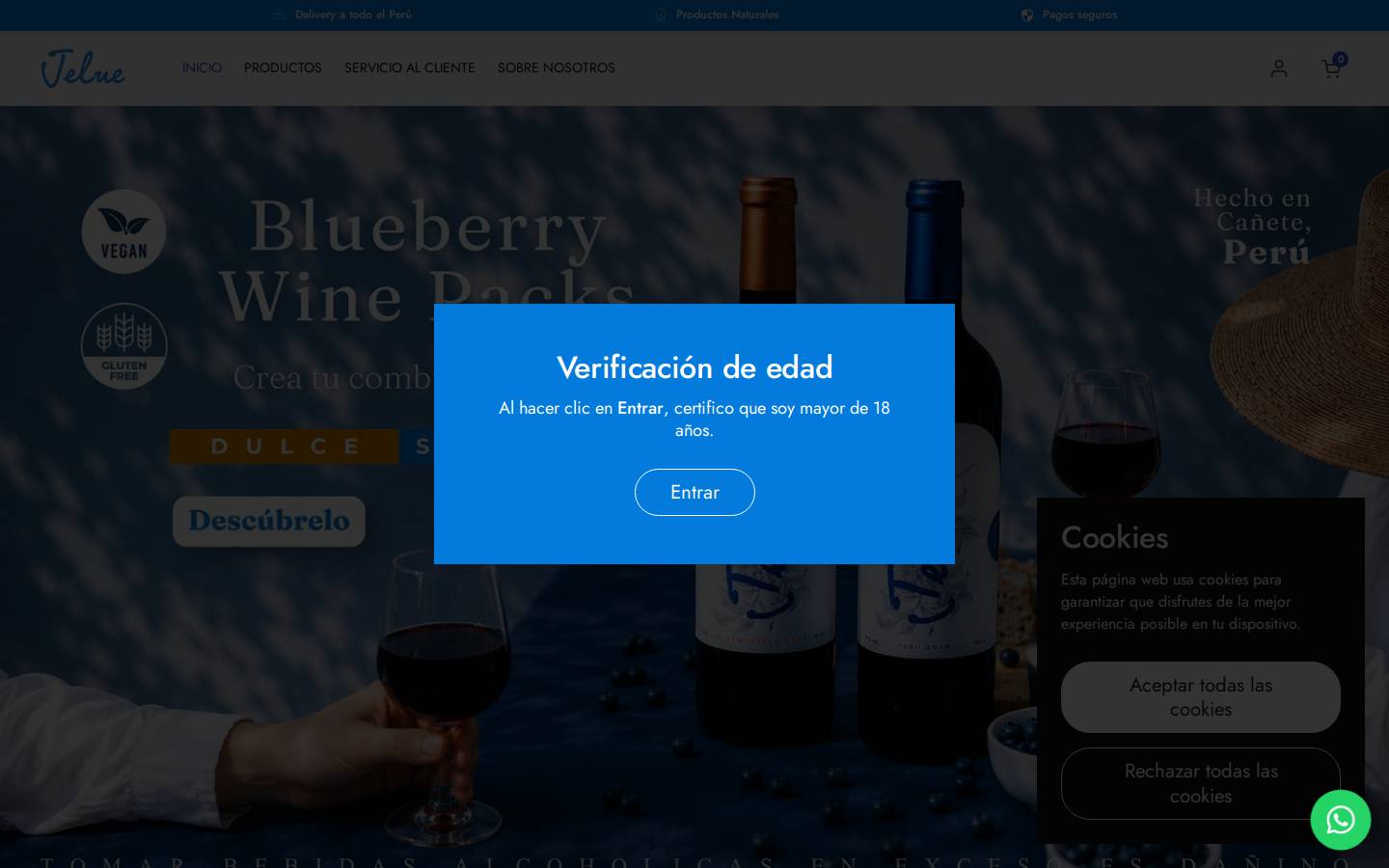 jelue.pe homepage screenshot