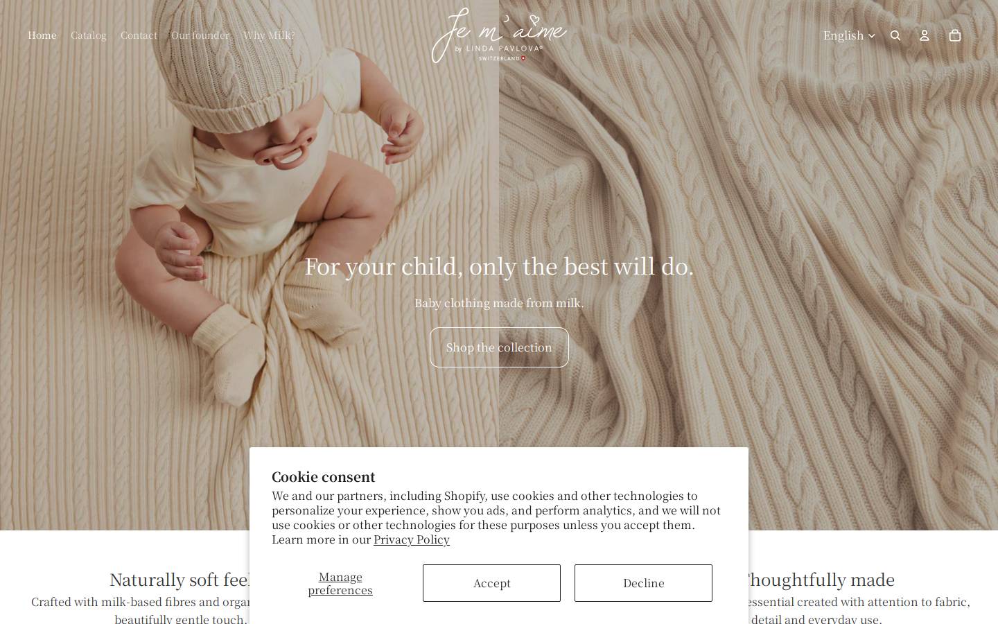 jem-aime.com homepage screenshot