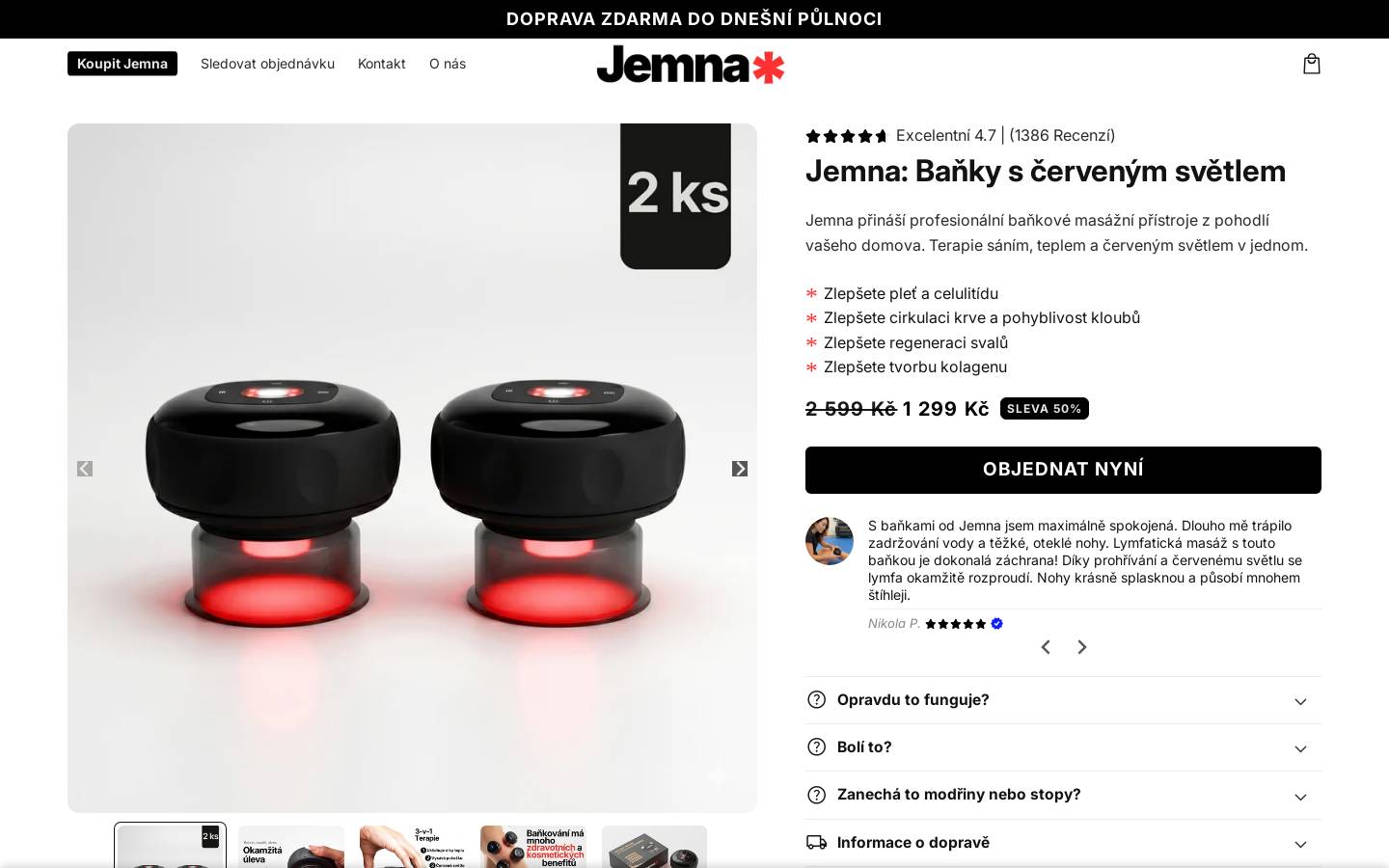 jemna.cz homepage screenshot