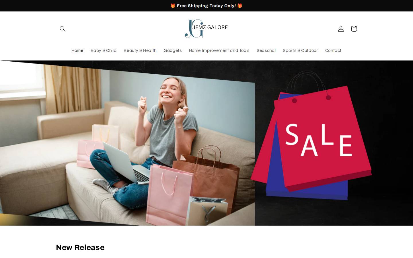 jemzgalore.com homepage screenshot
