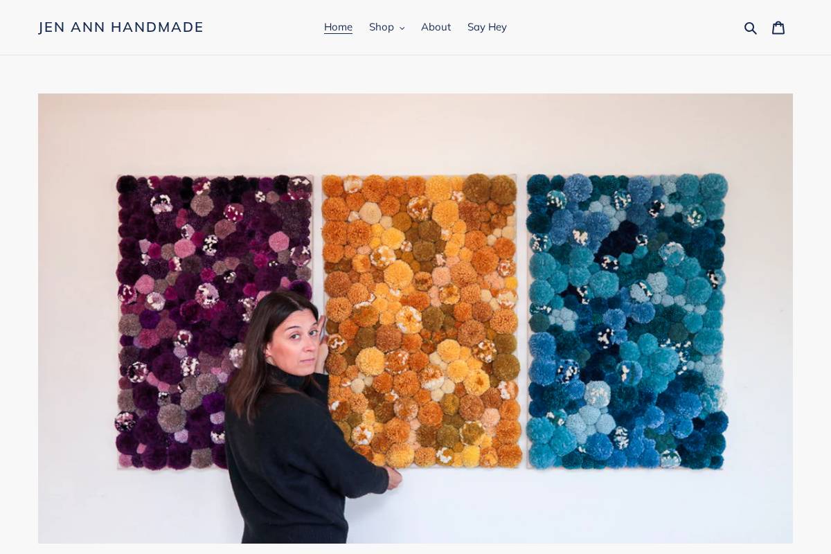 jenannhandmade.com homepage screenshot