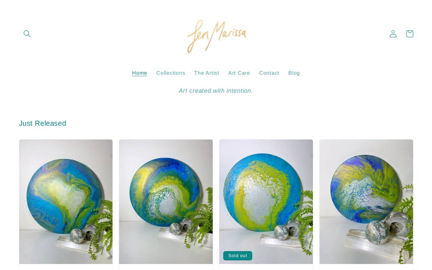jenmarissa.com homepage screenshot