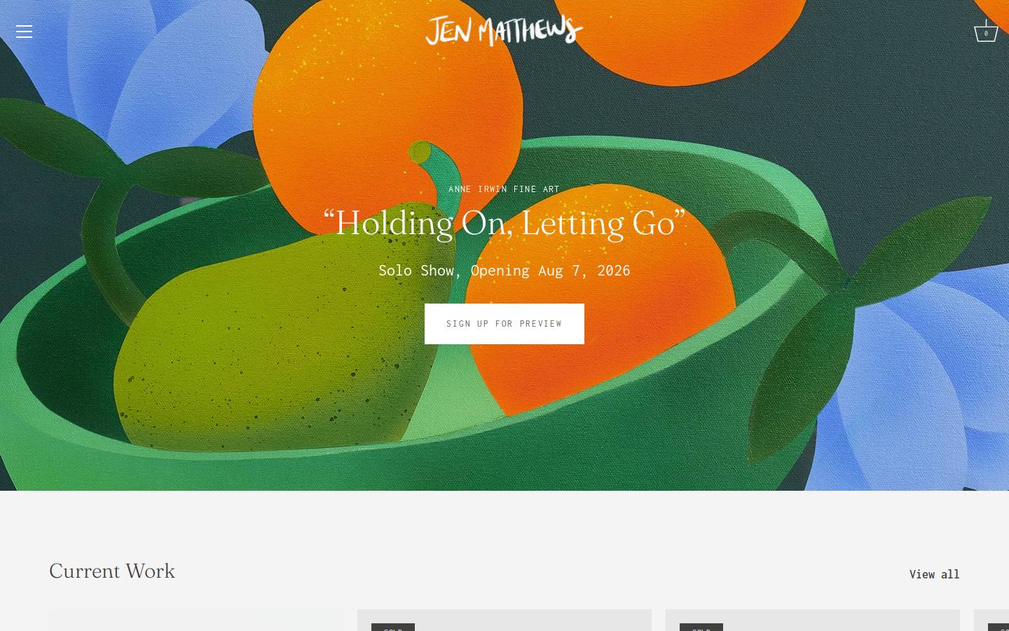 jenmatthews.com homepage screenshot