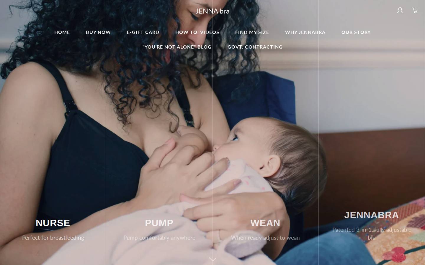 jennabra.com homepage screenshot