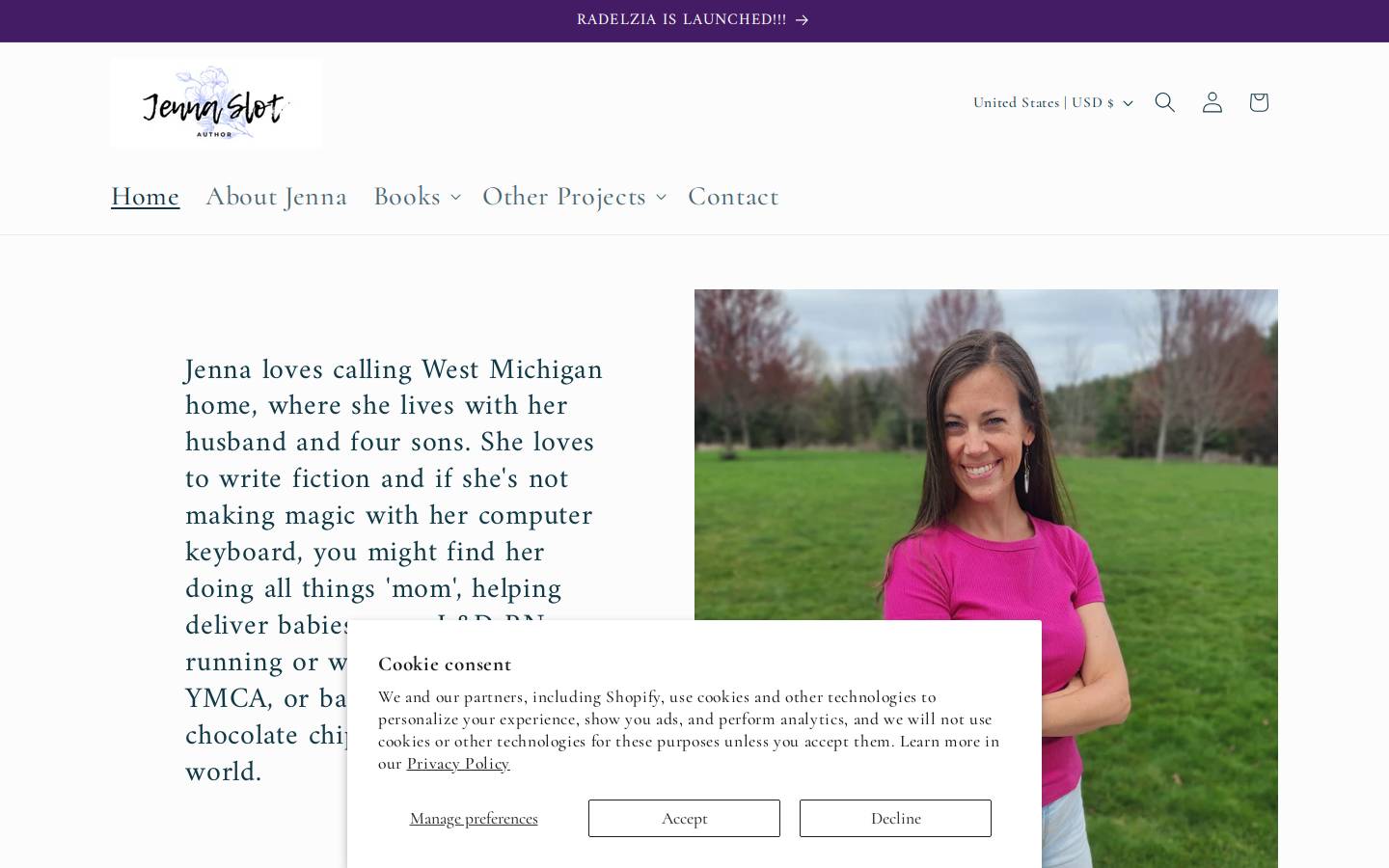 jennaslot.com homepage screenshot