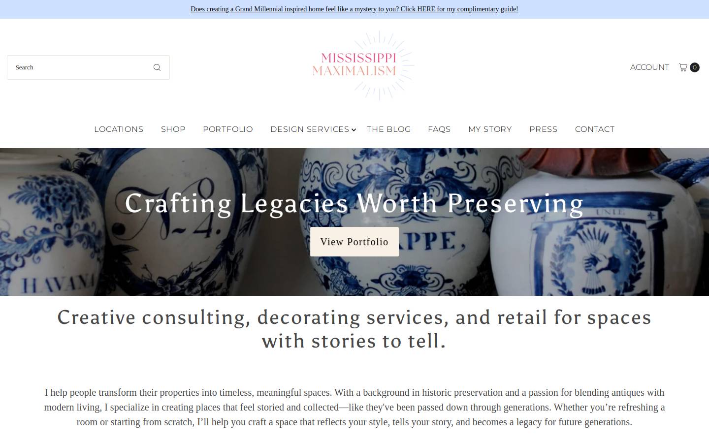 jenniferjaneburt.com homepage screenshot