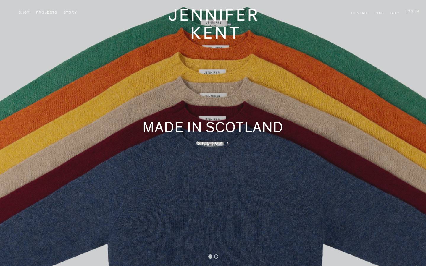 jenniferkent.com homepage screenshot