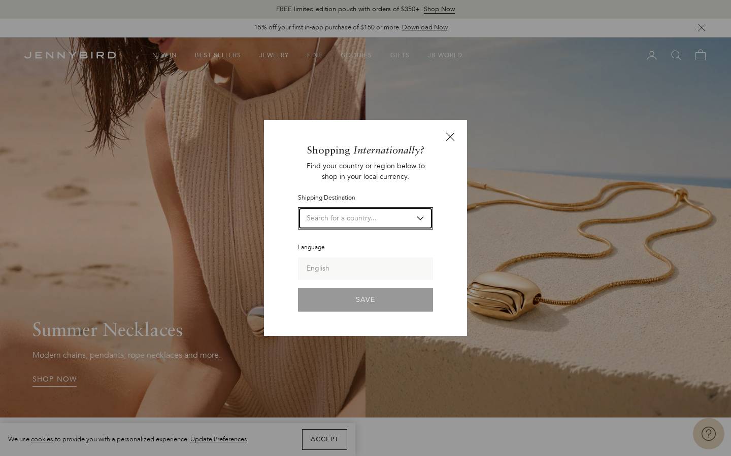 JENNY BIRD homepage screenshot