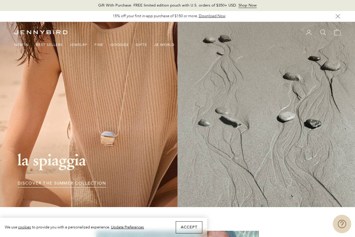 jenny-bird.com homepage screenshot