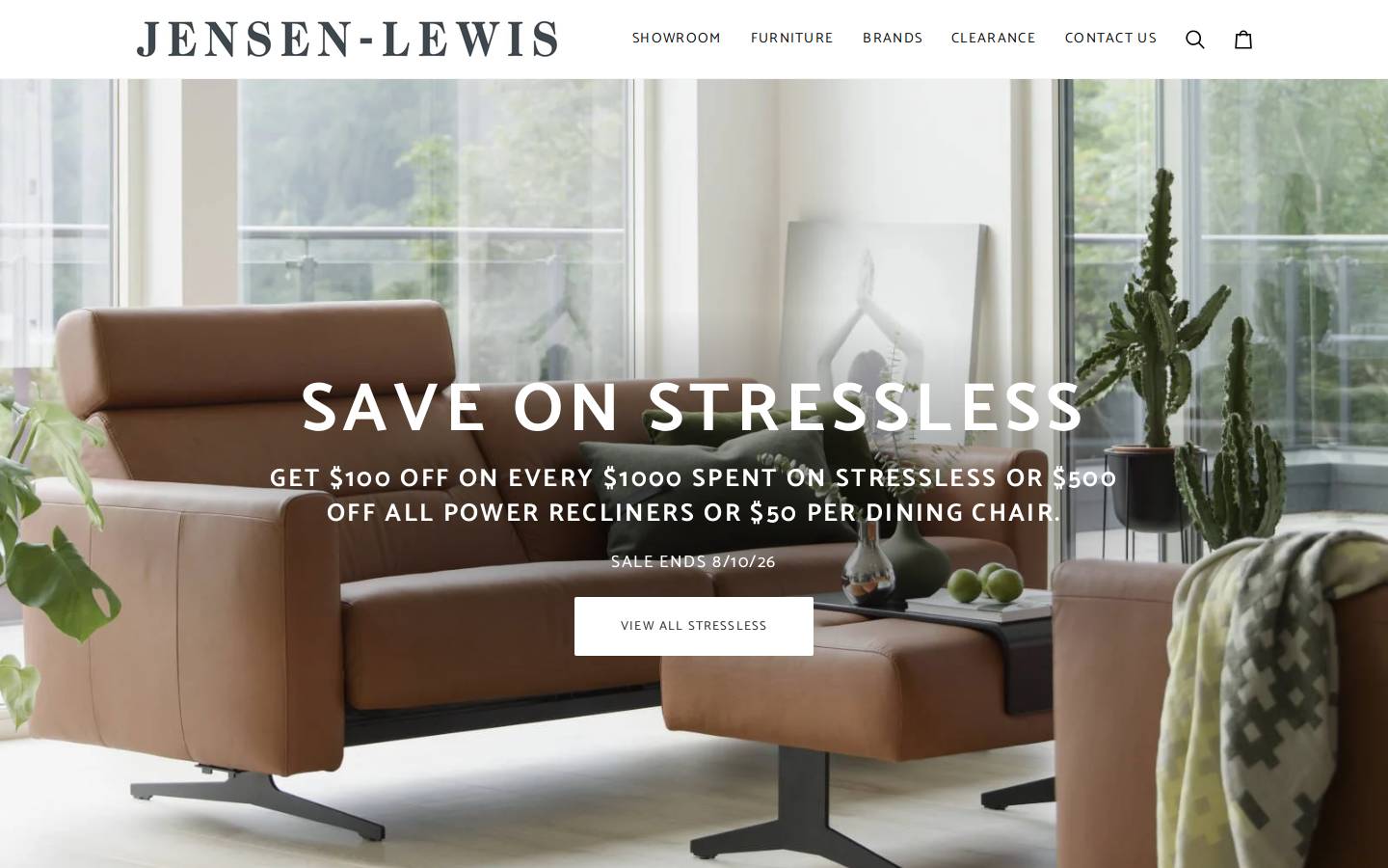Jensen Lewis homepage screenshot