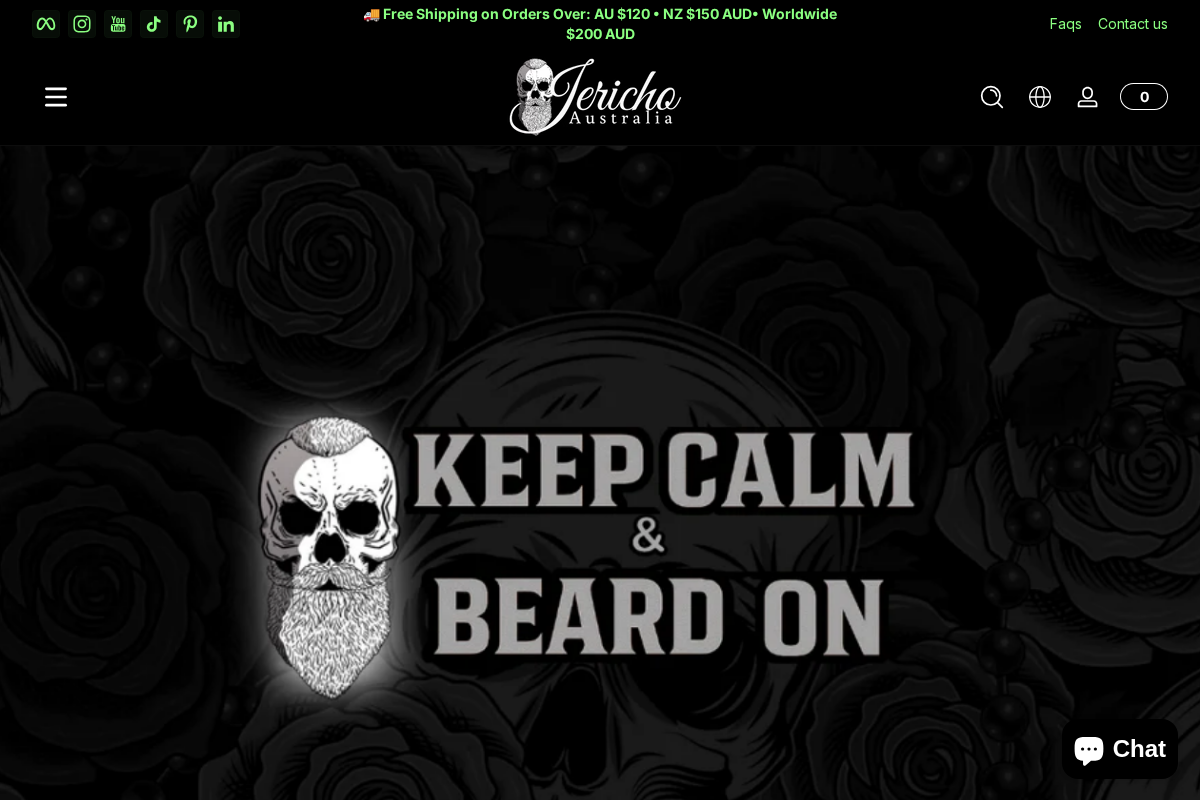 jerichoaustralia.com homepage screenshot