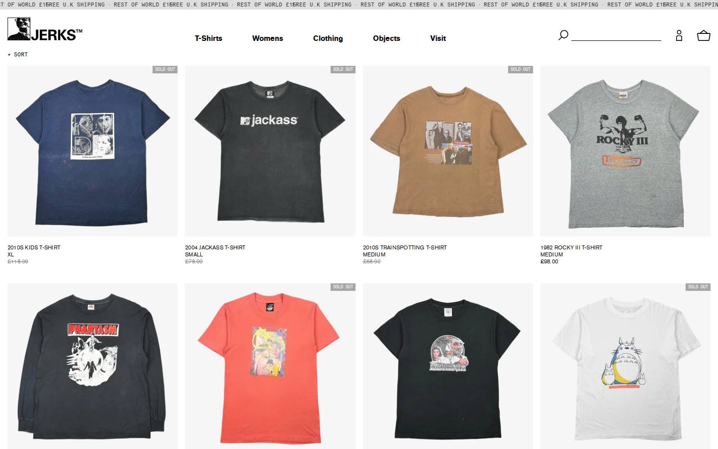 jerks-store.com homepage screenshot