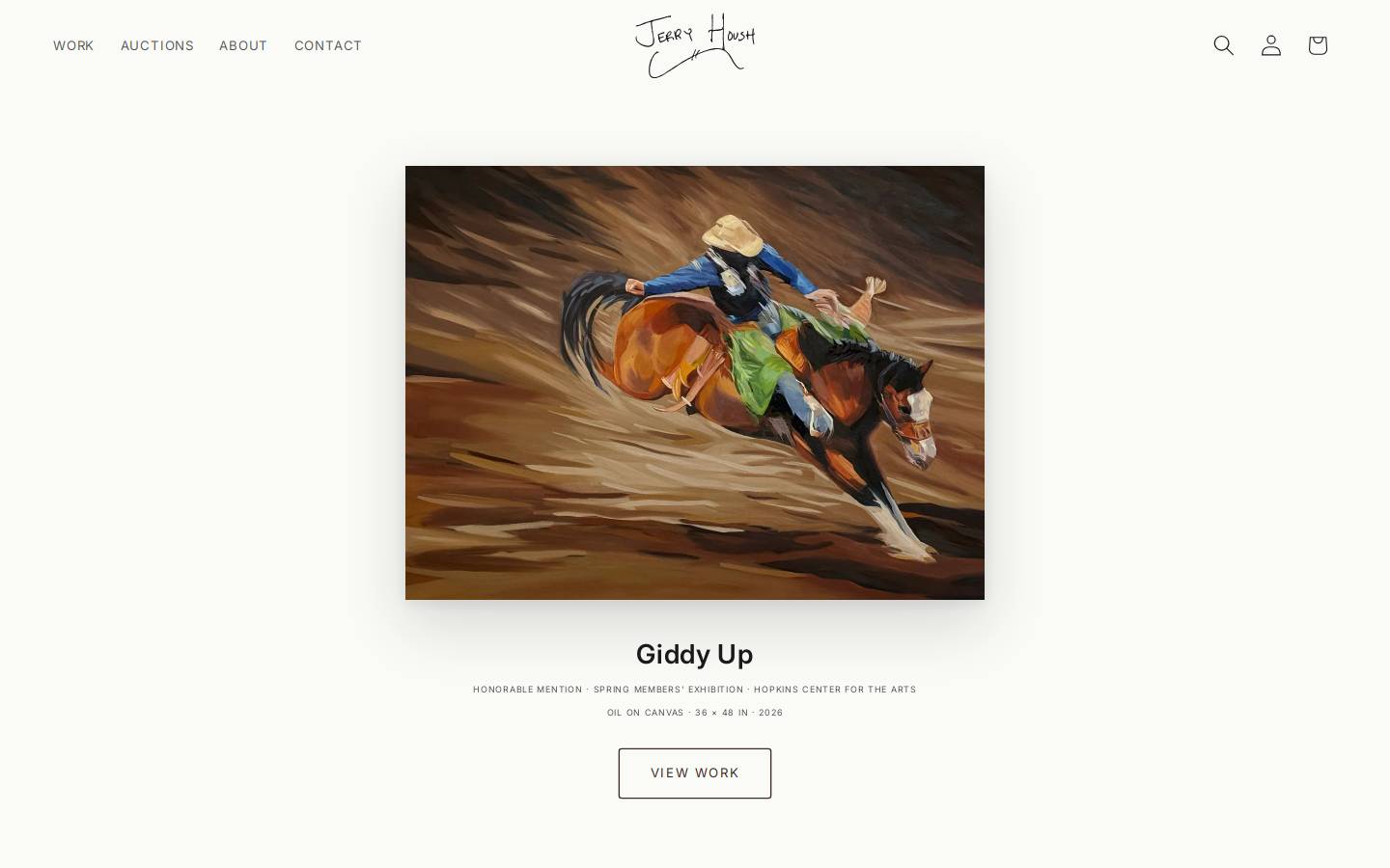 jerryhoush.com homepage screenshot