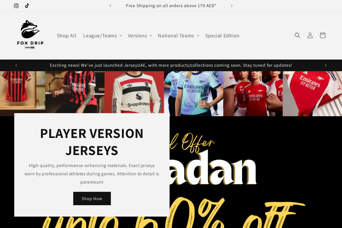 Fox Drip homepage screenshot