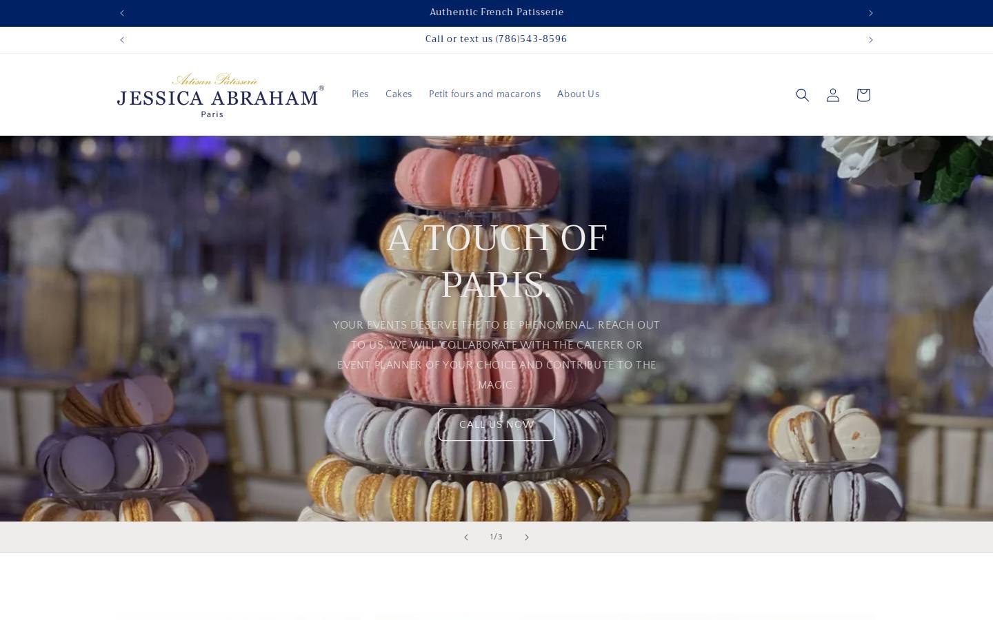 jessica-abraham.com homepage screenshot