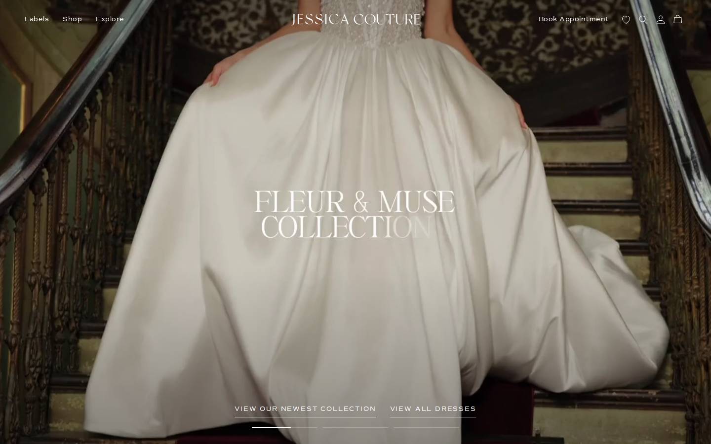 Jessica Couture homepage screenshot