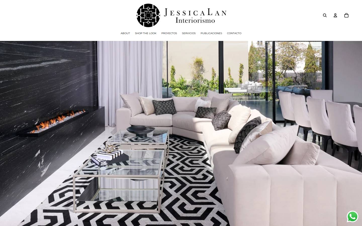 jessicalaninteriorismo.com homepage screenshot