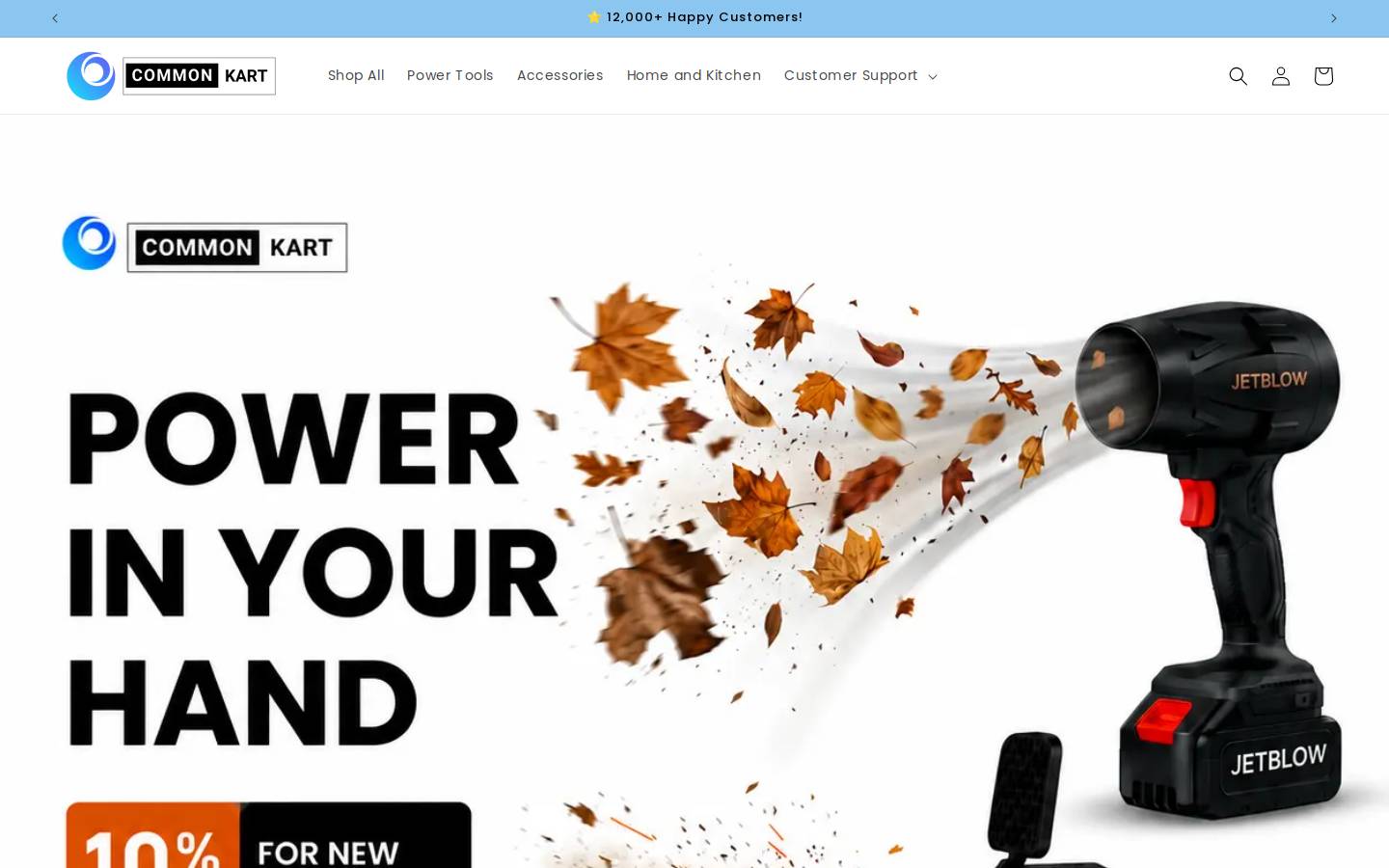 jetblow.shop homepage screenshot
