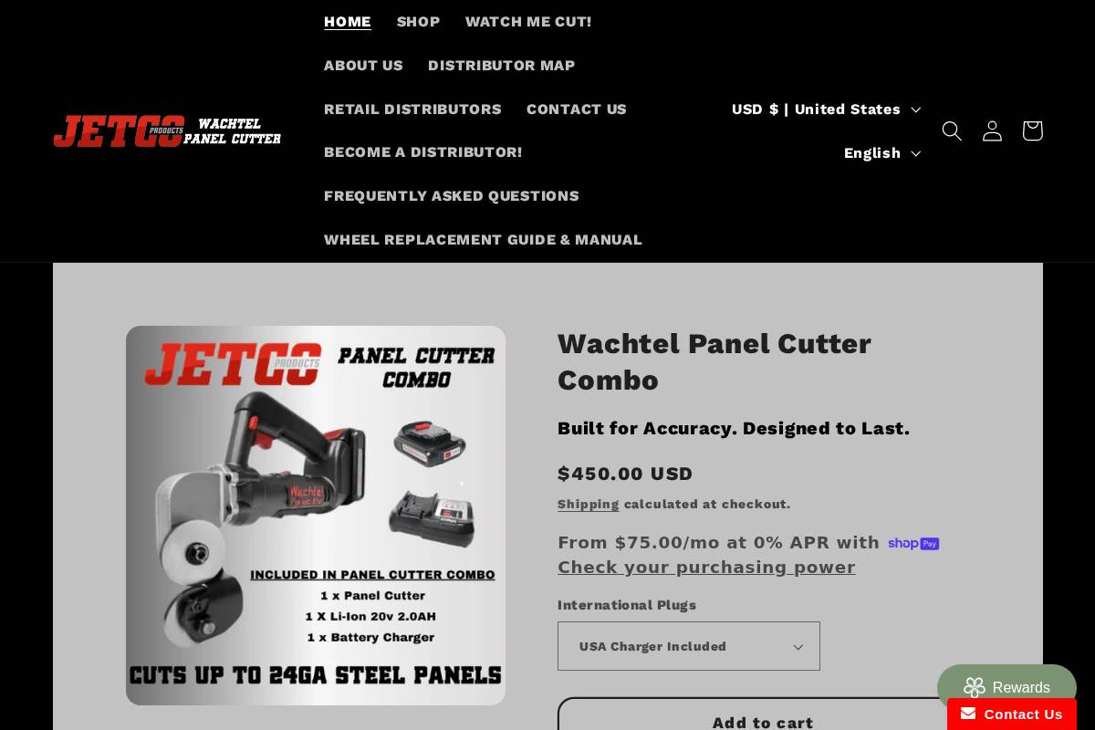 jetcoproducts.com homepage screenshot