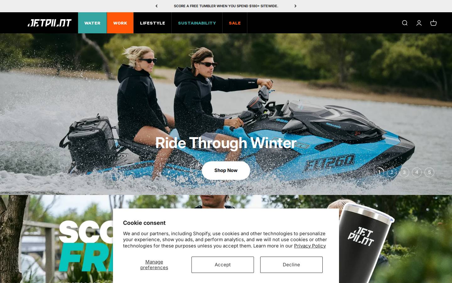jetpilot.com.au homepage screenshot