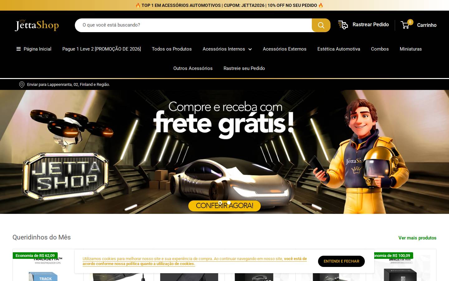jettashop.com homepage screenshot