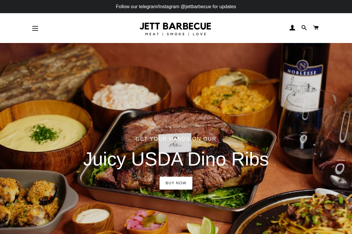 jettbarbecue.sg homepage screenshot