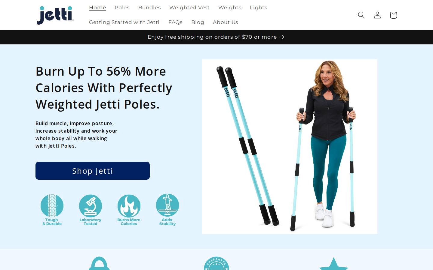 jettifit.com homepage screenshot