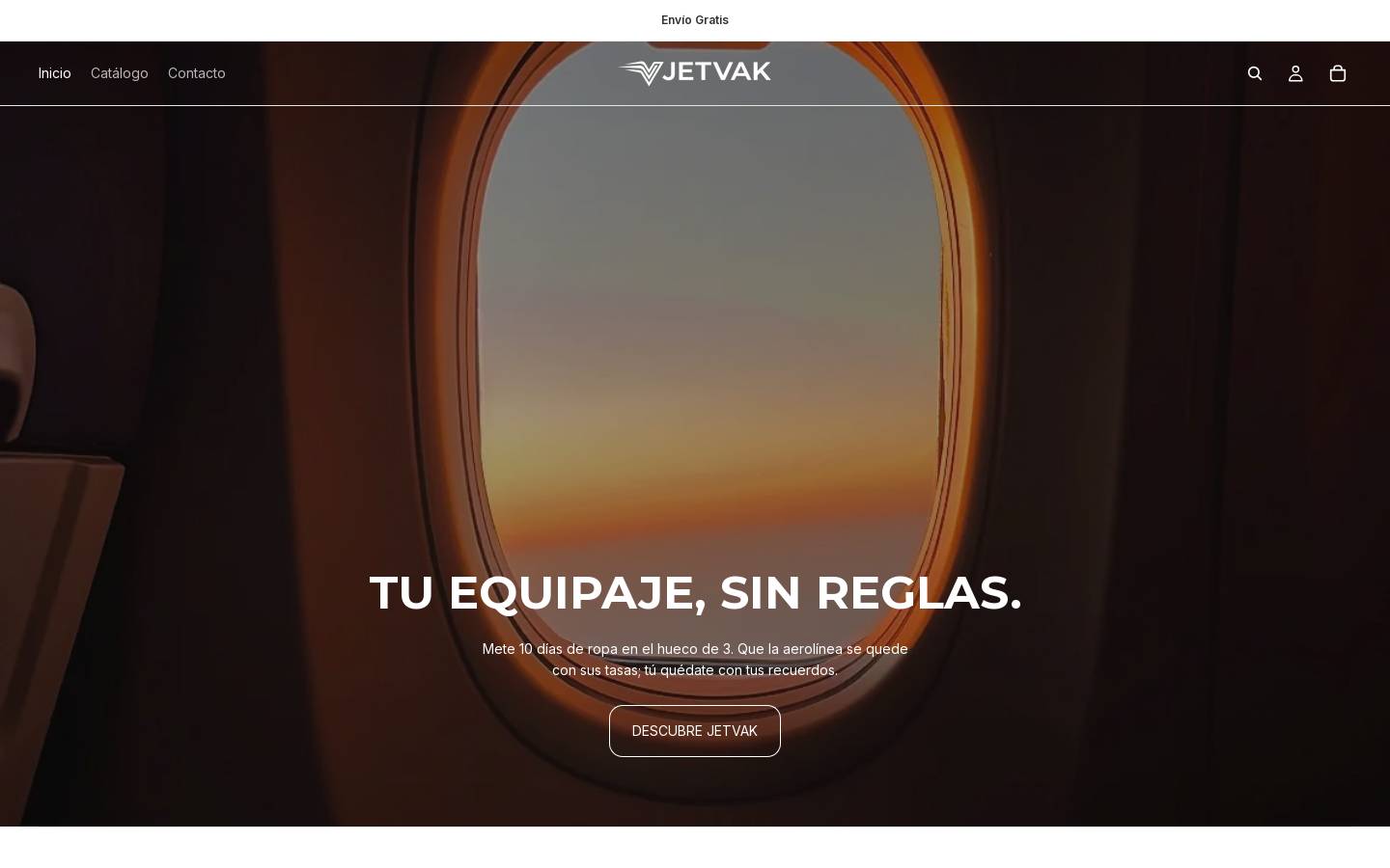 jetvak.com homepage screenshot
