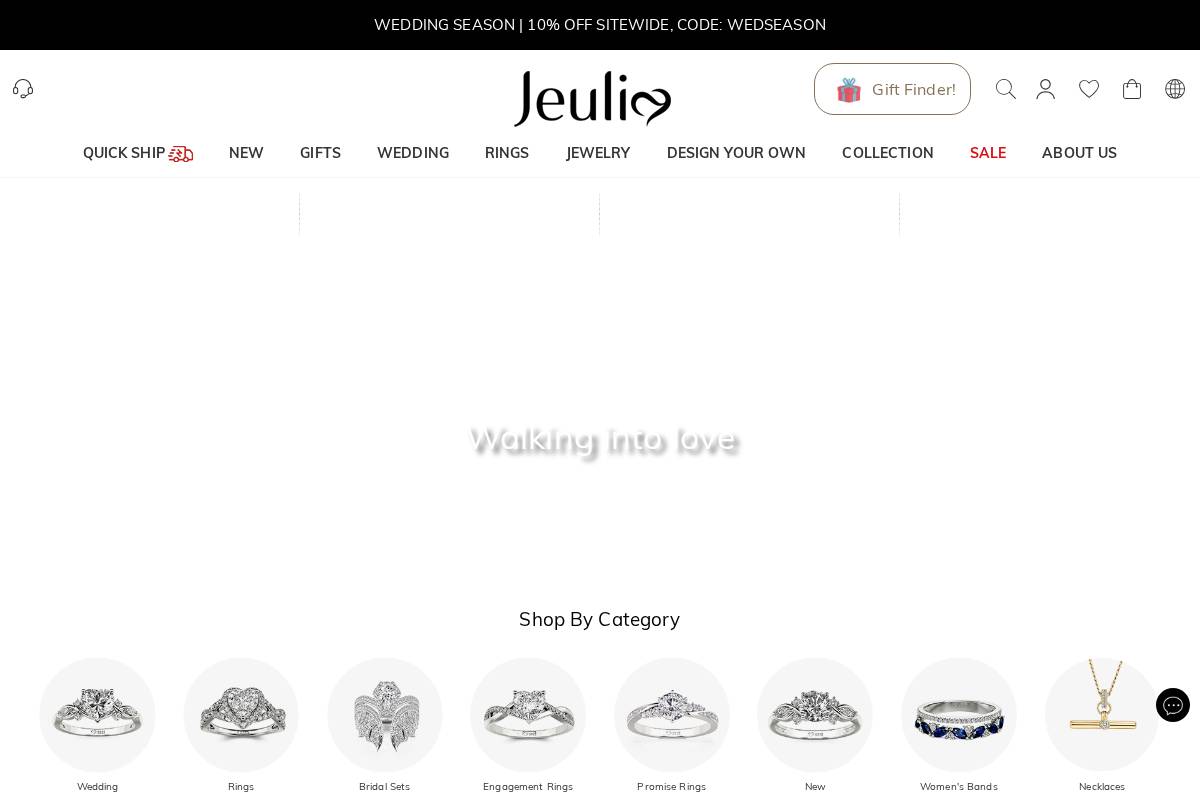 jeulia.com homepage screenshot