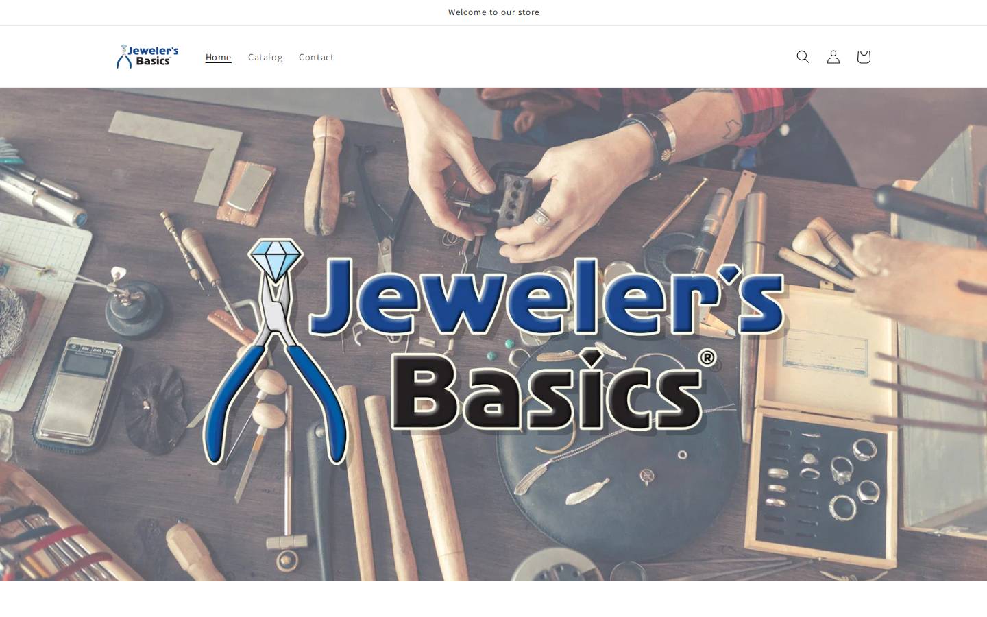 jewelersbasics.com homepage screenshot