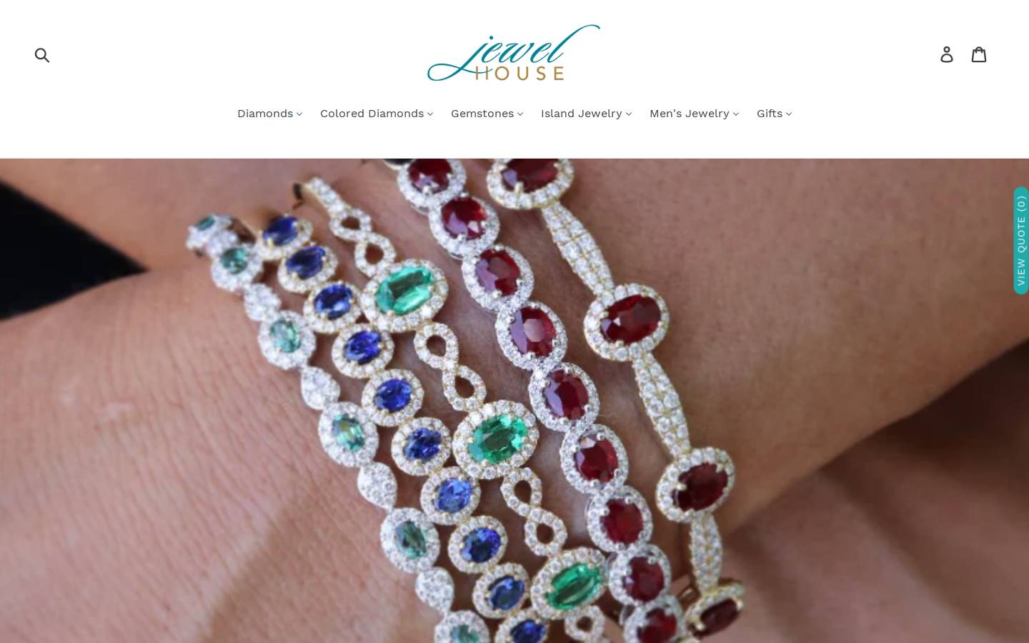 jewelhousevi.com homepage screenshot