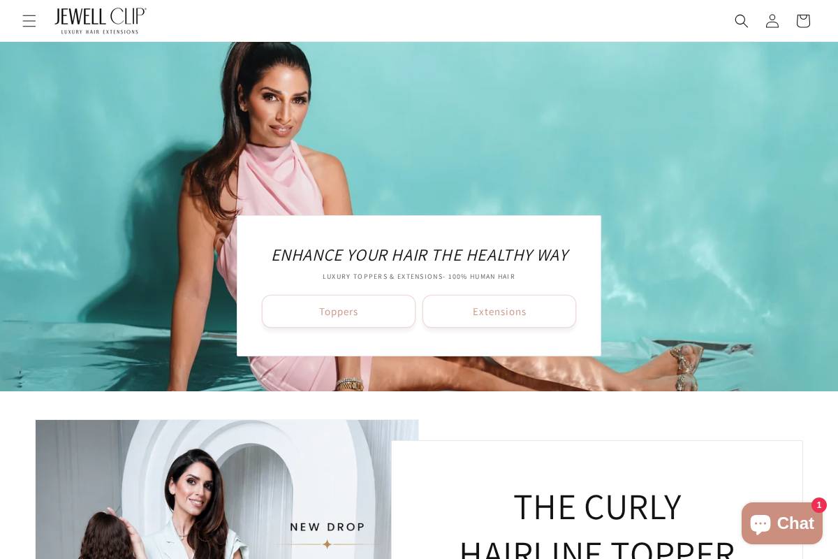 jewellclip.com homepage screenshot