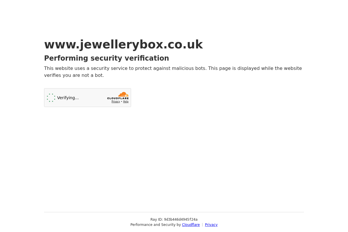 jewellerybox.co.uk homepage screenshot