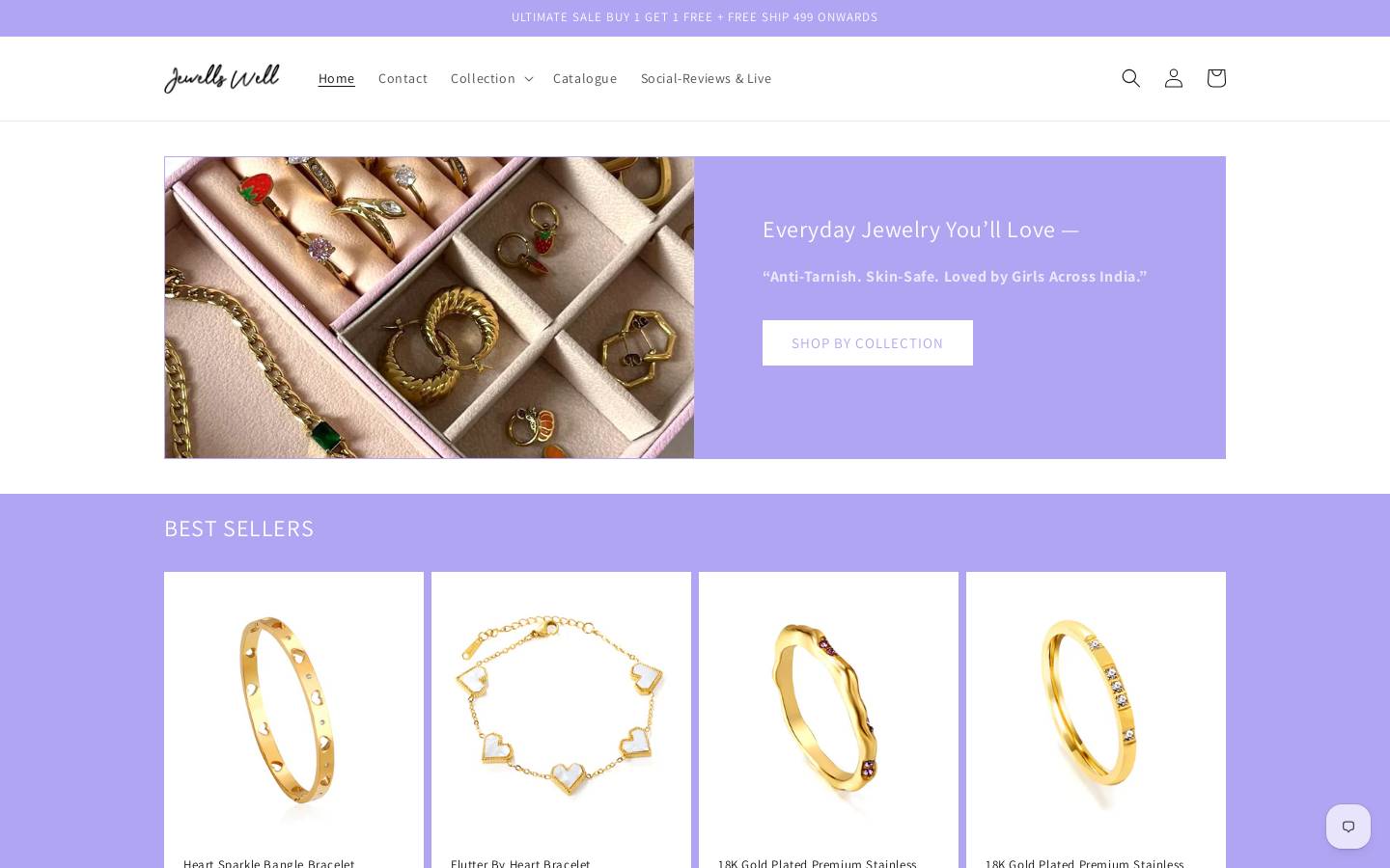 jewellswell.com homepage screenshot