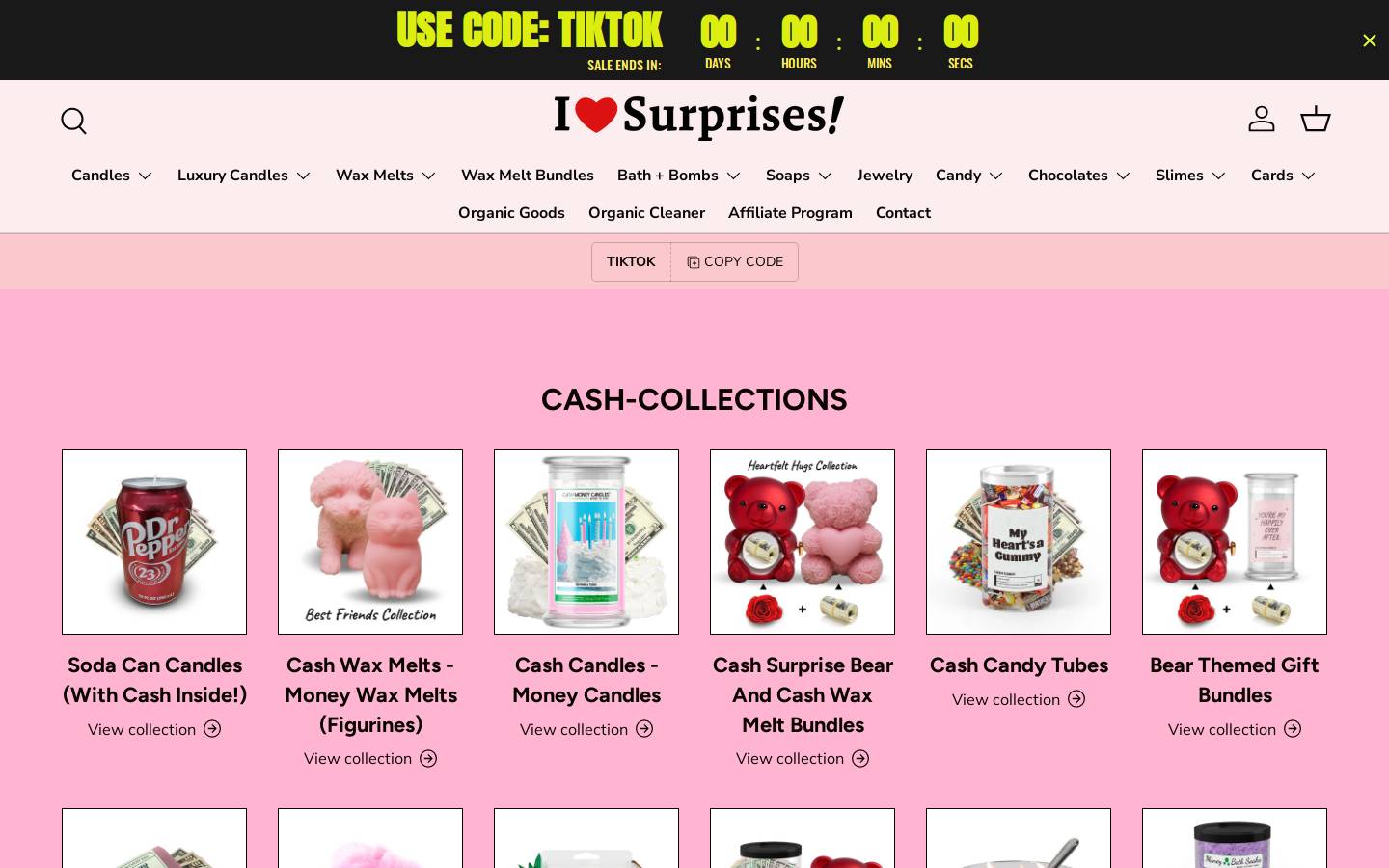 Jewelry Candles homepage screenshot