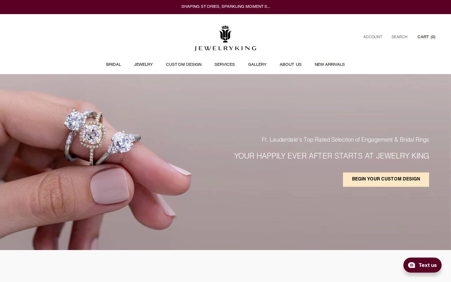jewelrykingusa.com homepage screenshot