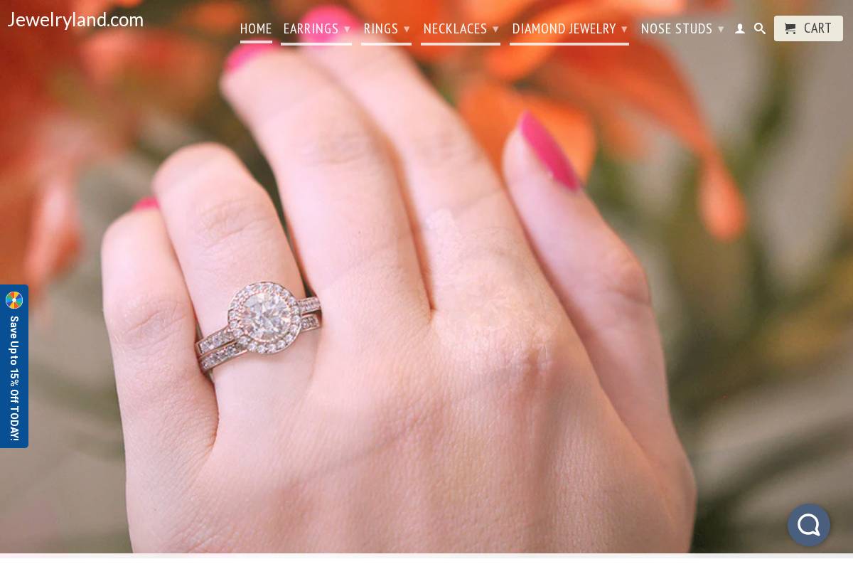 jewelryland.com homepage screenshot