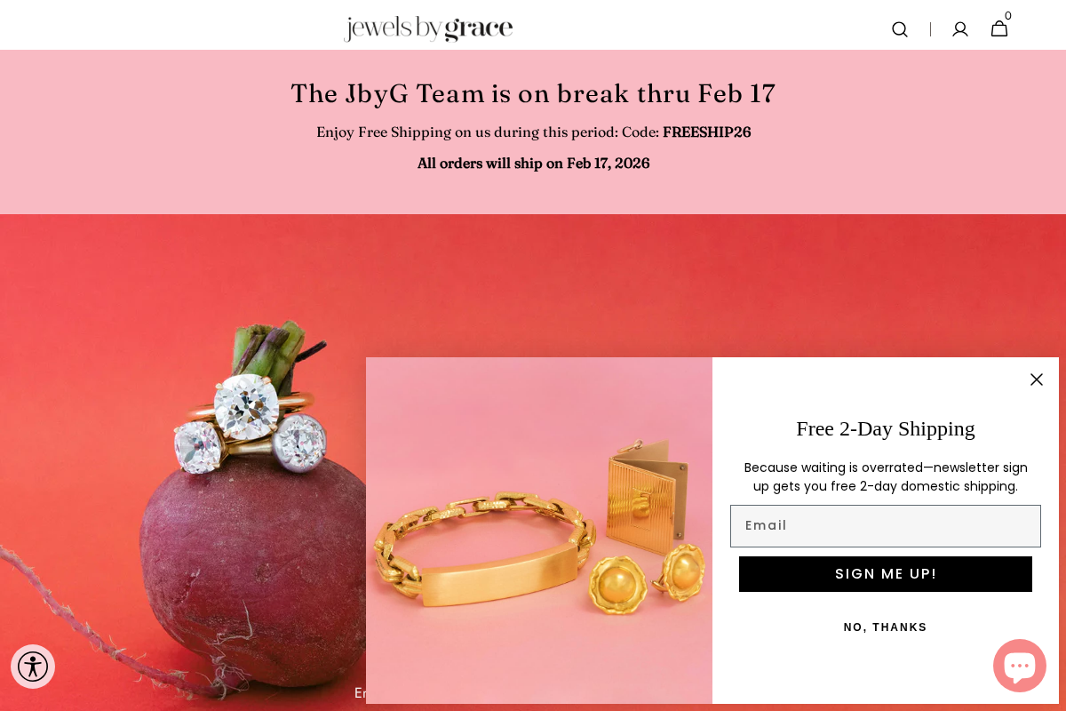 Jewels by Grace homepage screenshot