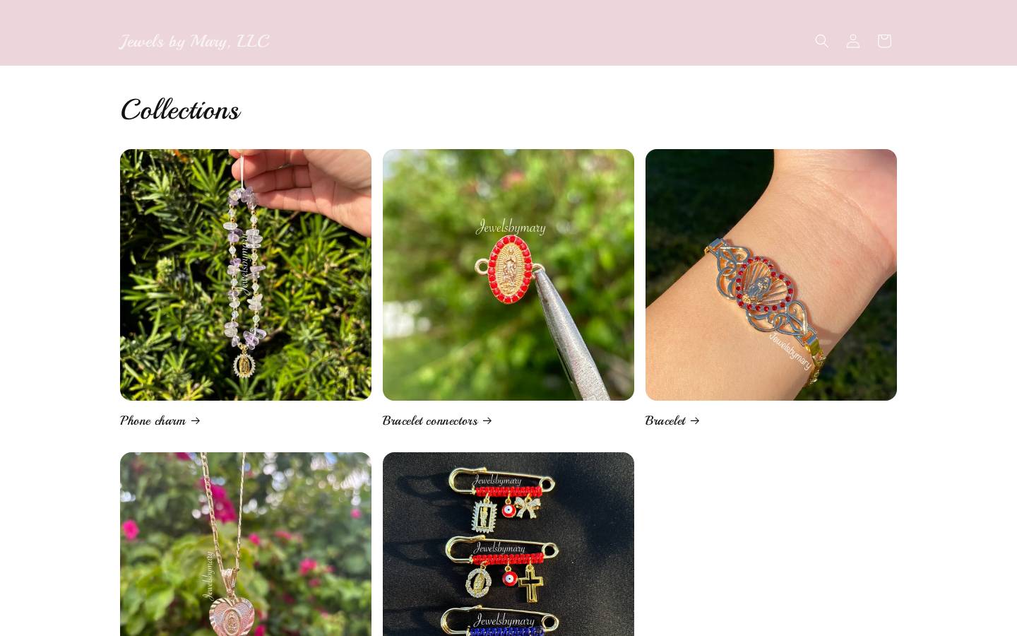 jewelsbymary.com homepage screenshot